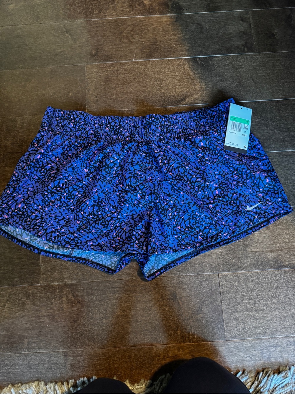 Nike XL Women's One Dri-FIT Mid-Rise 3" Brief-Lined Shorts